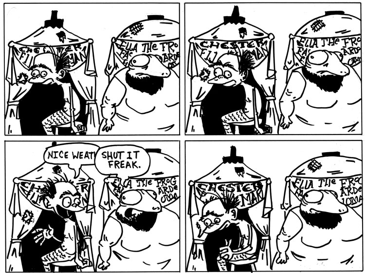 Nice weather we're having, yes?