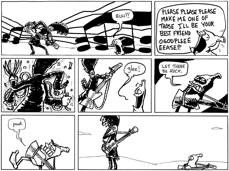 Invisible man who can sing in a visible voice.