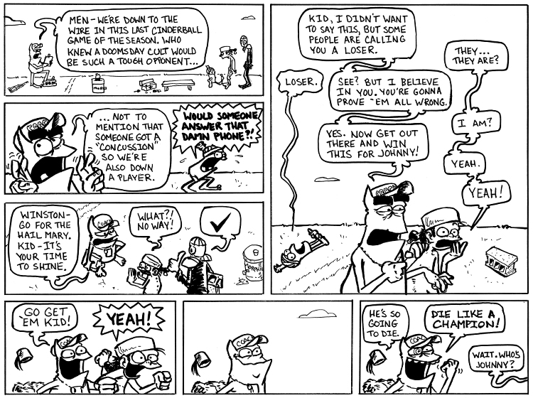 TO BECOME A LEGEND. Or a cautionary tale. Or both.