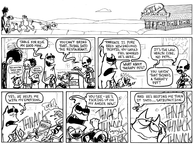 Retribution with orange juice on the side