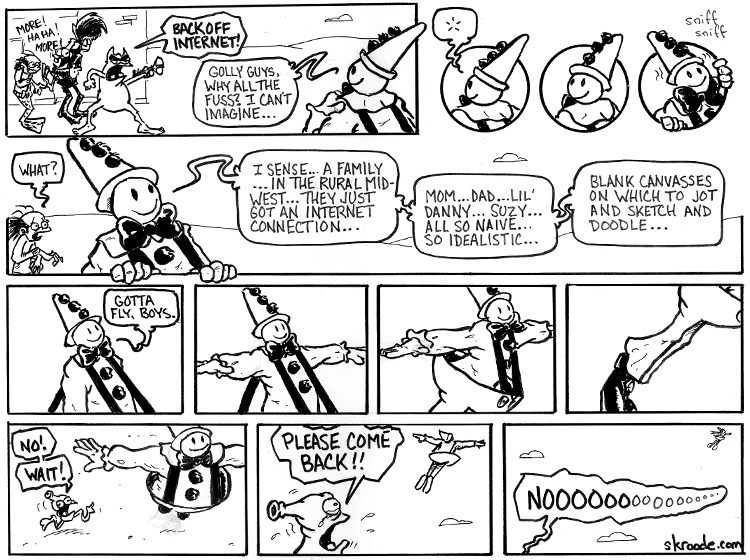 The internet is needed elsewhere