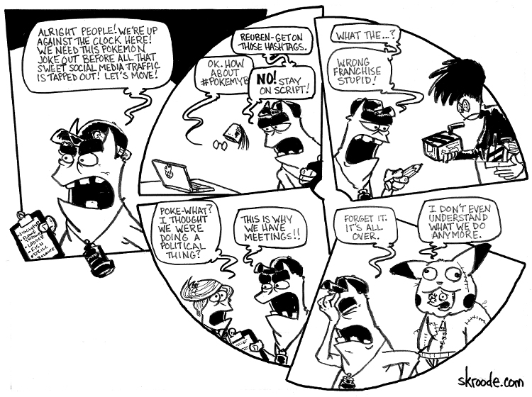 Comic was not very effective