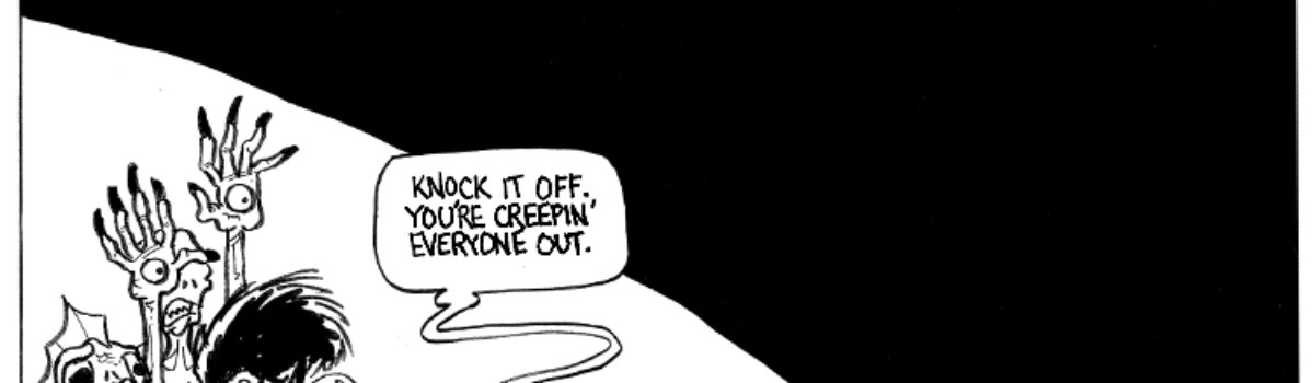 Creeps creeped out by a creepy creeping creeper