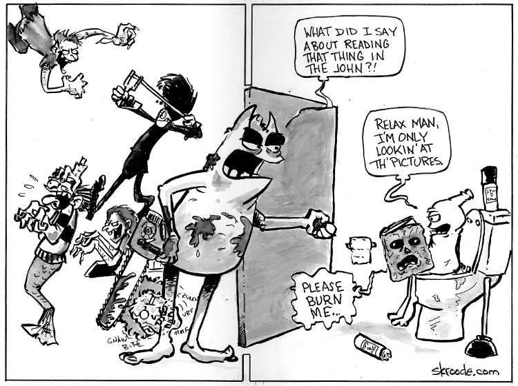 We'll swallow your soul....but not on the bowl.