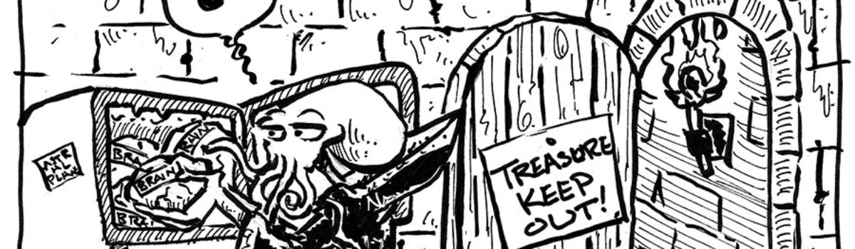 Inktober triple catch up: Mindless/Bait/Freeze