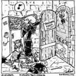 Inktober triple catch up: Mindless/Bait/Freeze