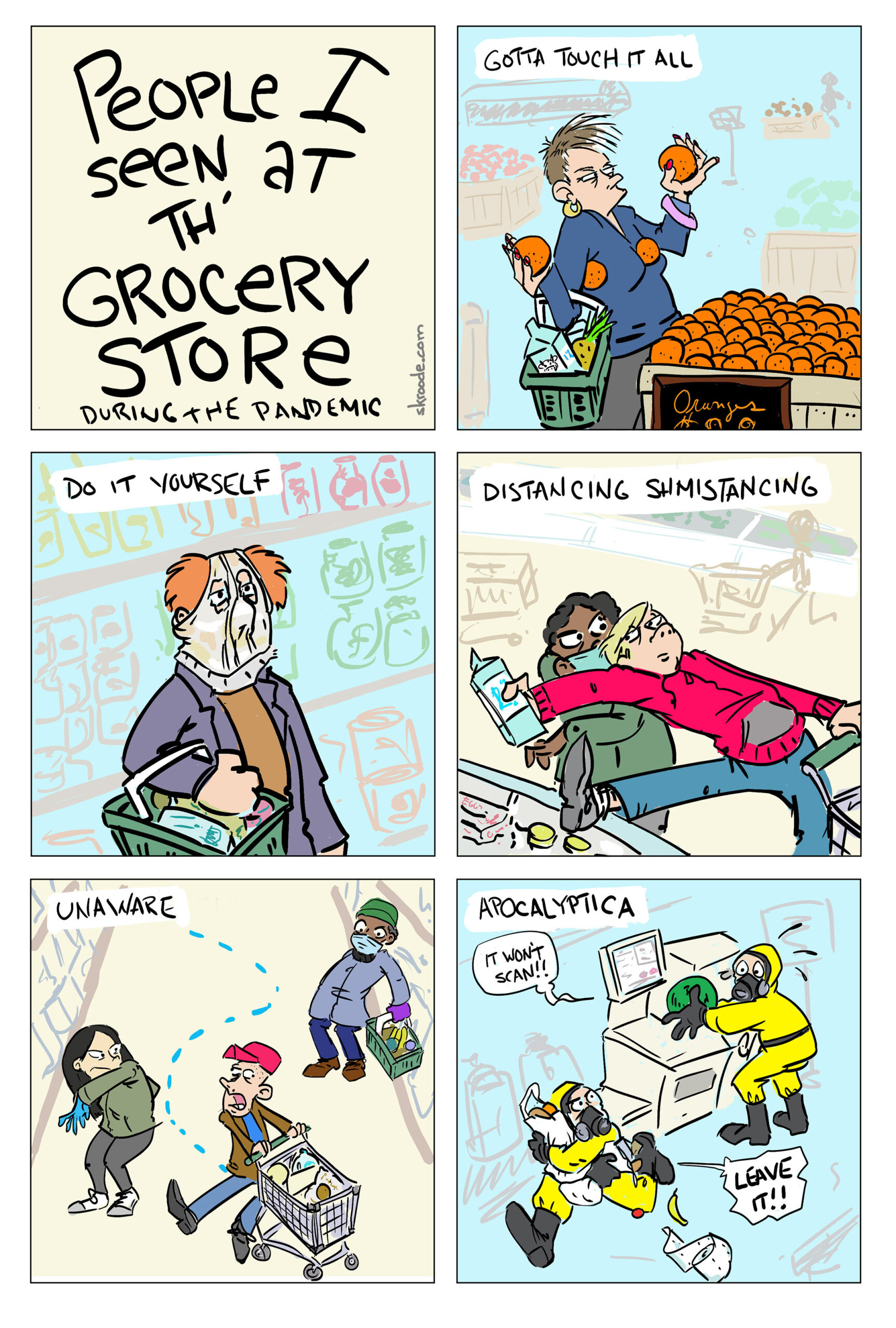 Things what I done seen at the grocery store during a pandemic